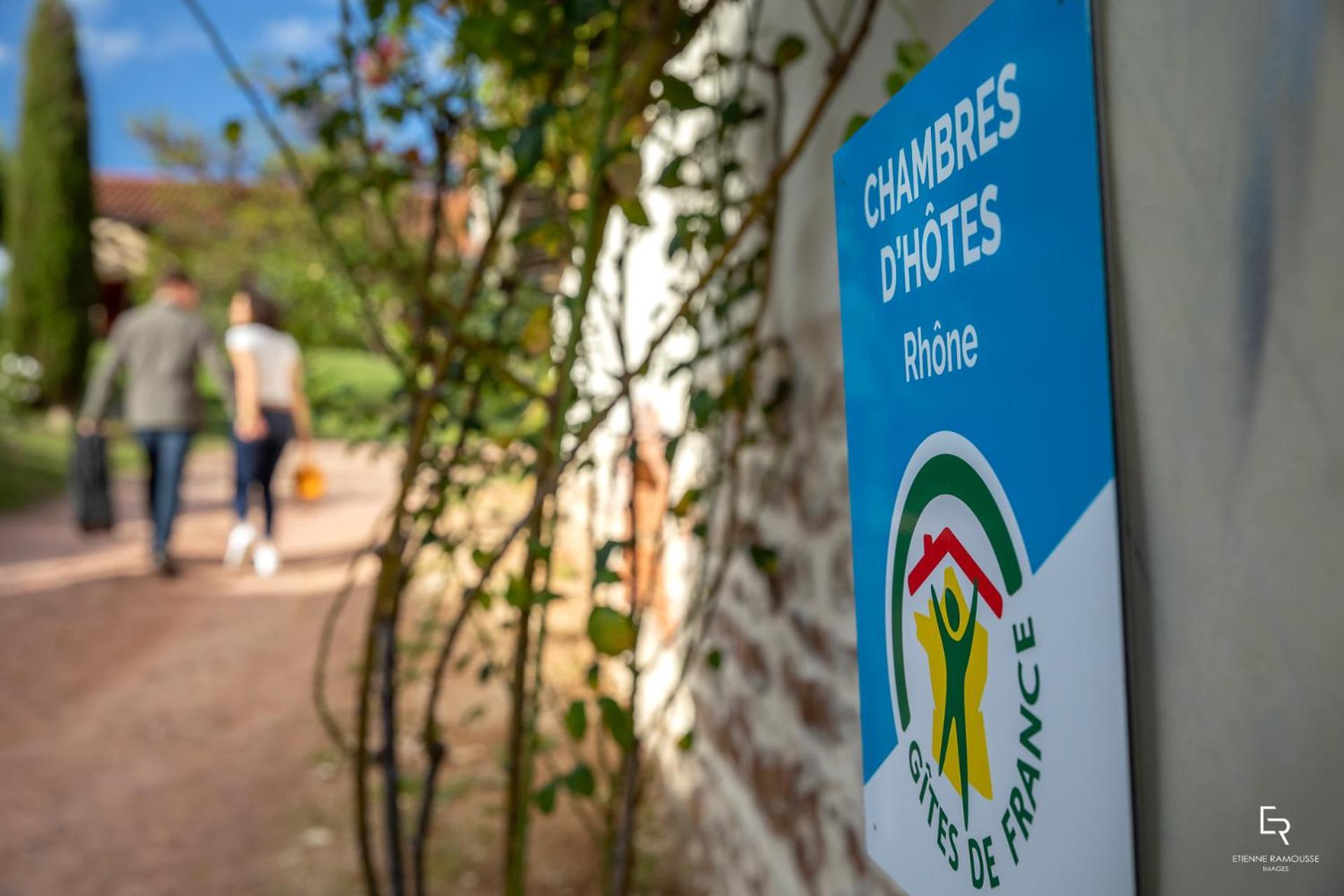 Les Glycines - Domaine Gilles Coperet Acomodação com café da manhã Régnié Exterior foto